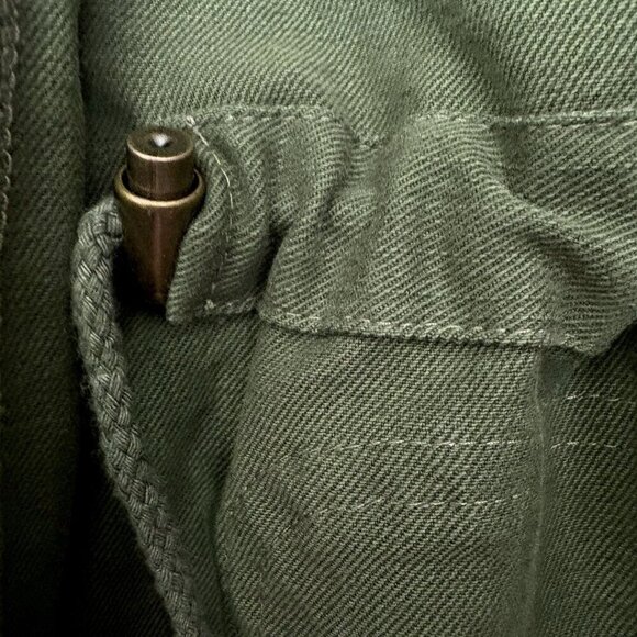 Two Penny Lane Maxwell Field Jacket Olive Green Women’s S Army Style Grunge Hip - Picture 11 of 16